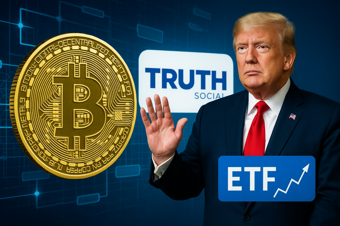 Bitcoin e Truth Social: la spinta di Trump verso un ETF innovativo