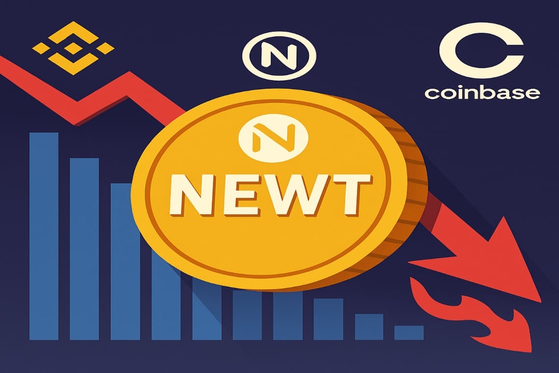Newton Protocol: Il prezzo di NEWT crolla dopo l’airdrop su Binance e il debutto su Coinbase