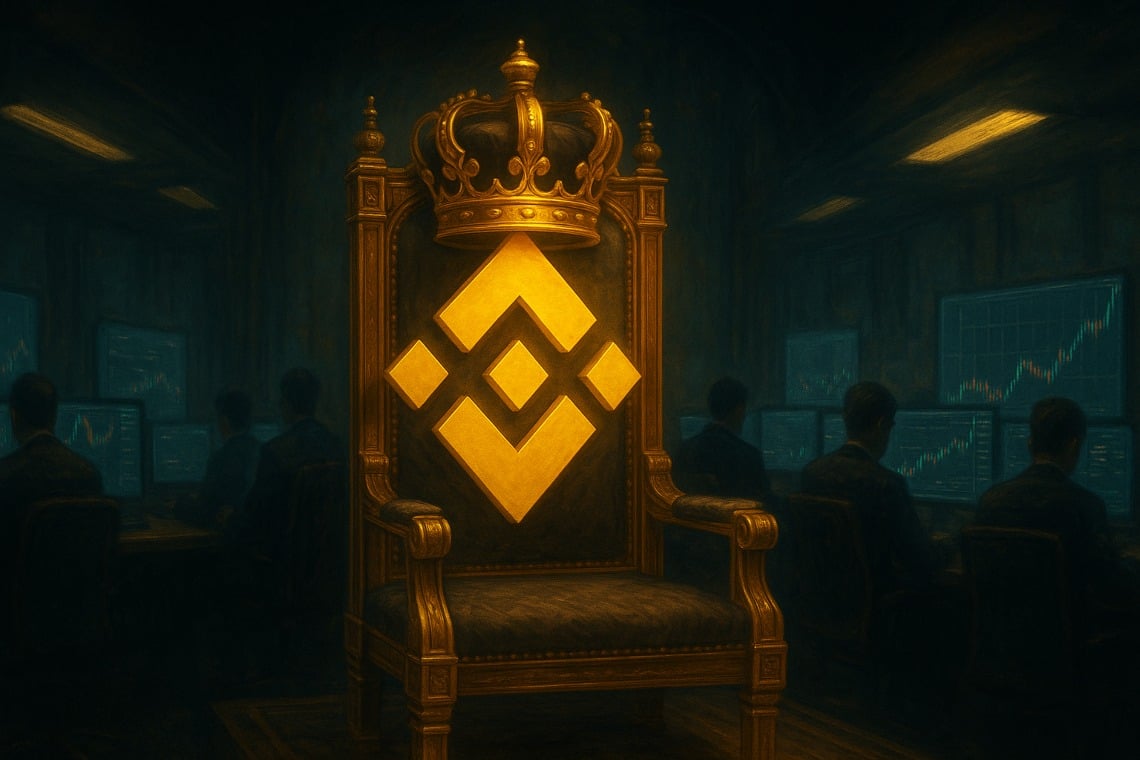 Binance domina il trading spot globale nel giugno 2025