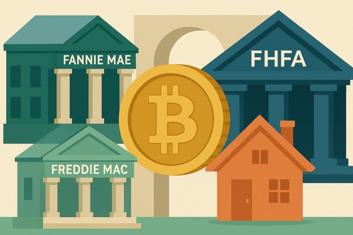 Fannie Mae e Freddie Mac aprono le porte a Bitcoin: una svolta per il mercato immobiliare USA