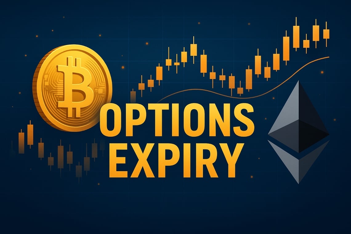 Oggi scadono molte opzioni su Bitcoin ed Ethereum