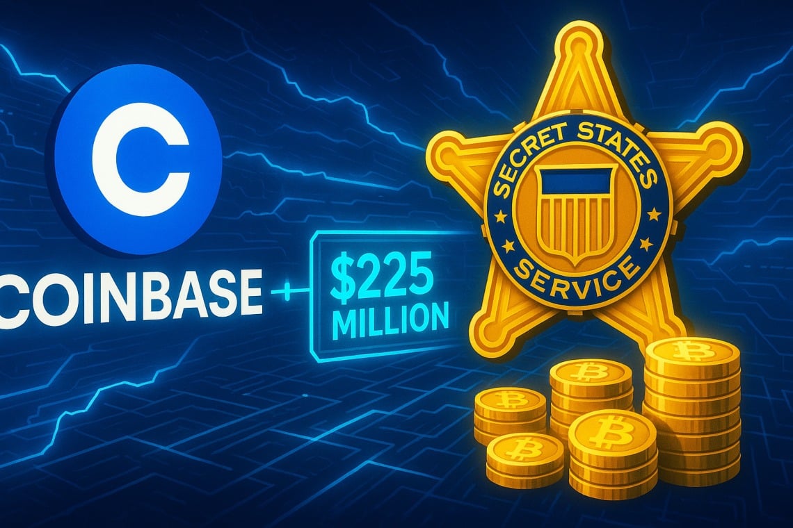 Coinbase ha aiutato i servizi segreti a sequestrare 225 milioni in crypto