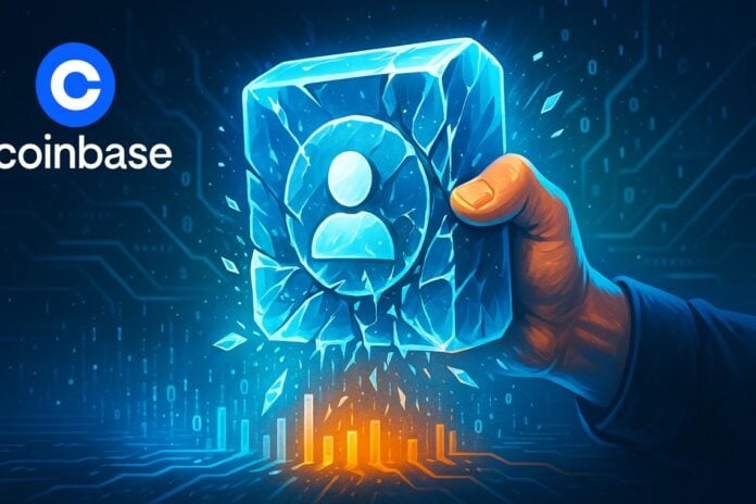 coinbase conti congelati