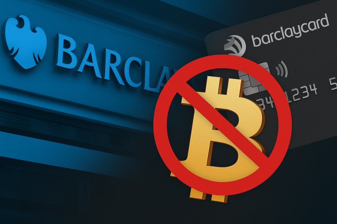 Barclays blocca le transazioni in criptovalute con le sue carte: cosa significa davvero?