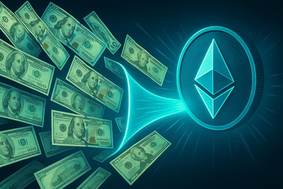 Ethereum: $274 milioni in afflusso nonostante il calo del prezzo
