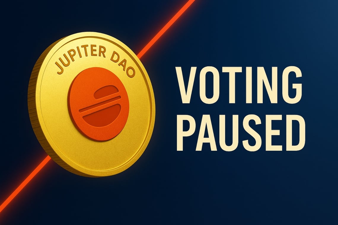 Jupiter sospende il voto del DAO fino al 2026 per rilanciare il DeFi su Solana