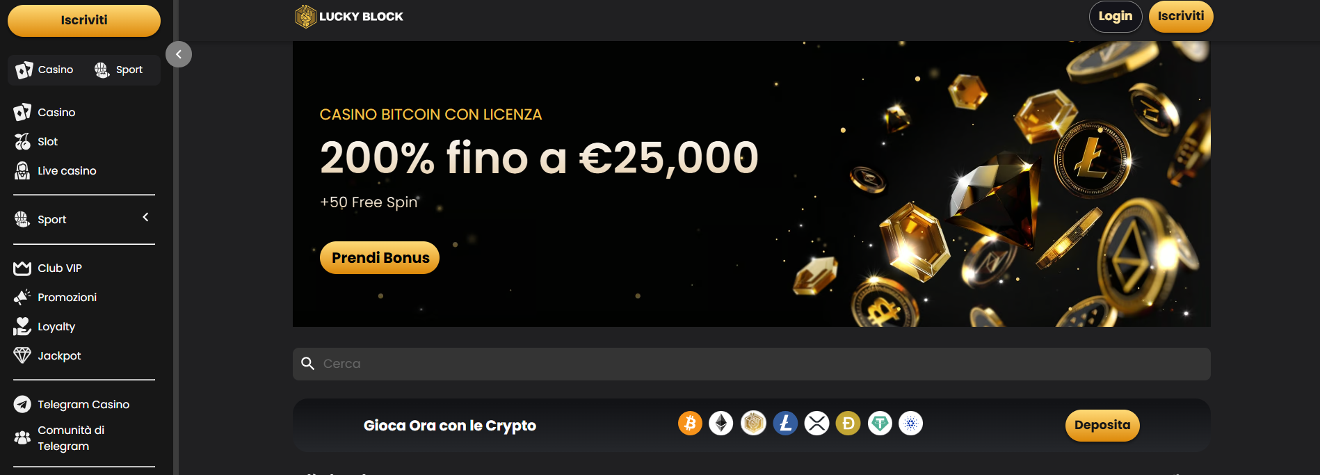 Vinci una Lamborghini d’oro con Lucky Block: restano solo 2 giorni