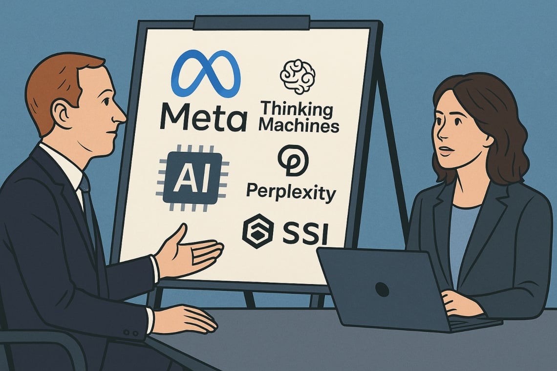 Meta rilancia sull’AI: trattative in corso con startup emergenti come Perplexity e SSI