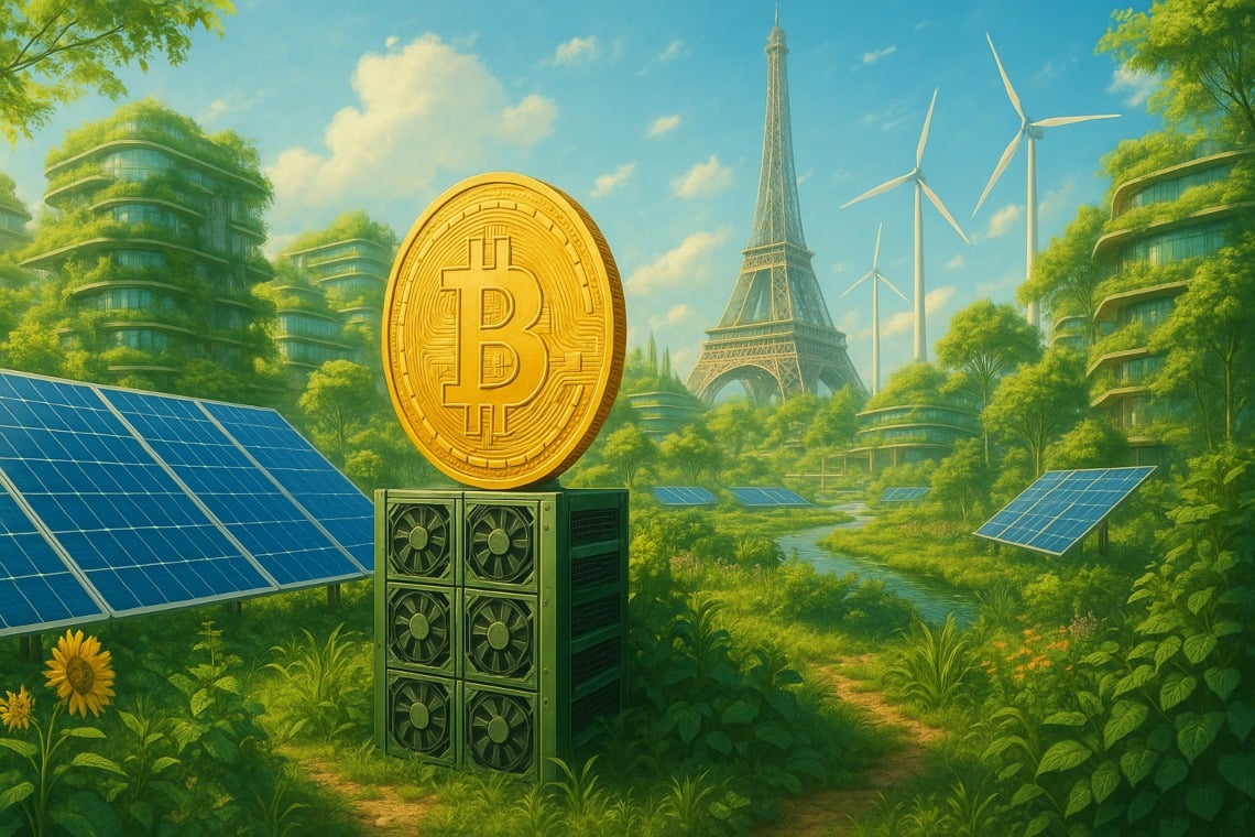 Bitcoin e surplus elettrico: la Francia sperimenta il mining sostenibile