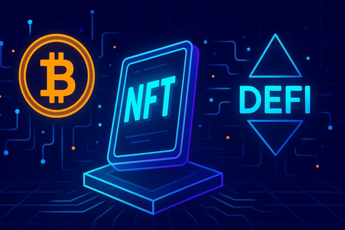 Report mercato crypto Giugno 2025: Bitcoin consolida la leadership, Immutable domina gli NFT, DeFi in lieve calo