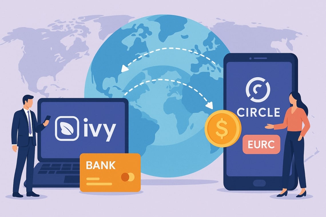 Ivy e Circle rivoluzionano i pagamenti globali: nasce il conto senza confini per le imprese Web3
