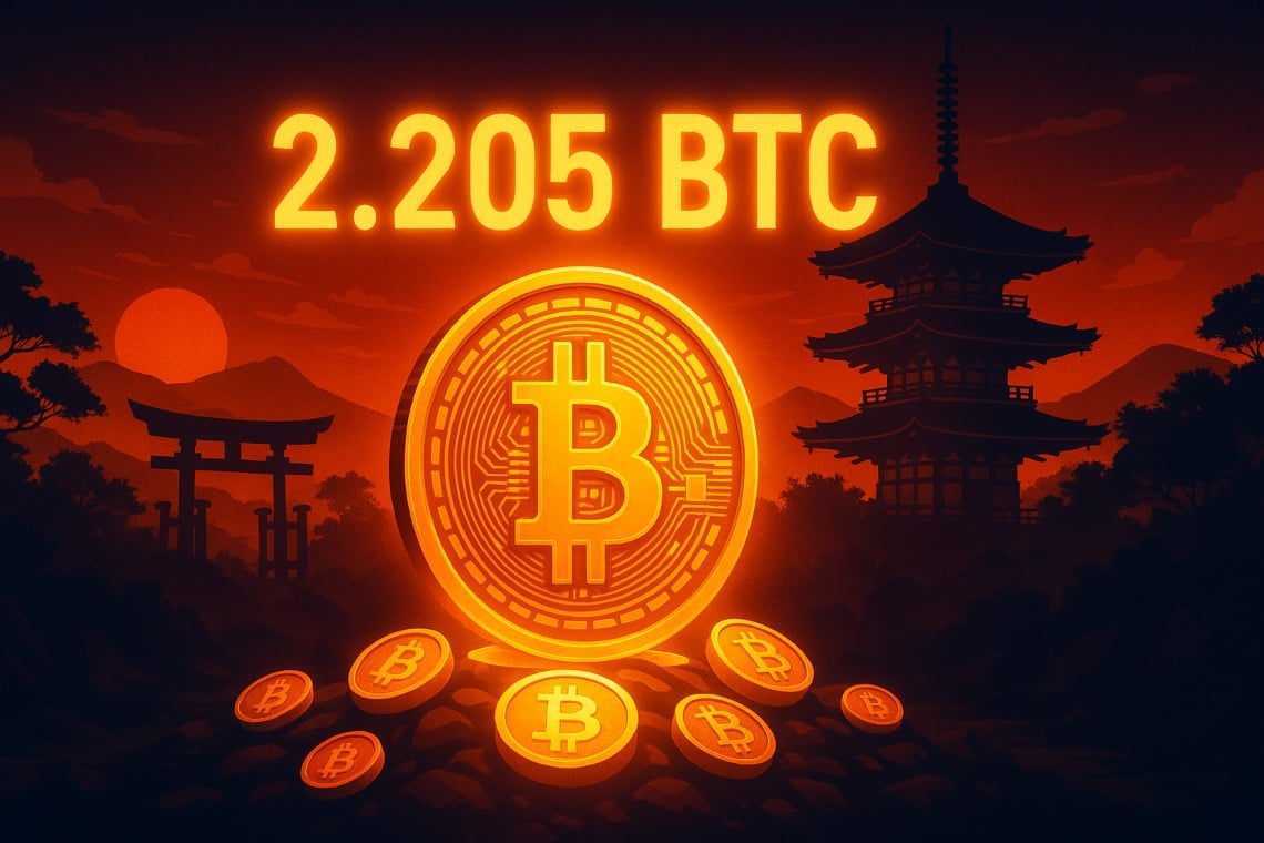 Metaplanet acquista altri 2.205 BTC, ma crescono i dubbi