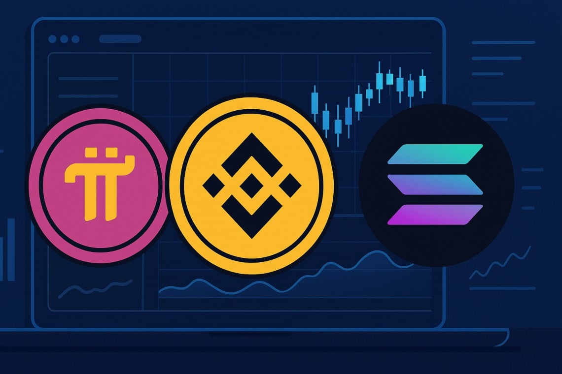 Pi Network (PI), BNB e SOL (Solana): come stanno andando?