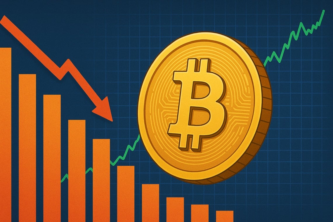 Bitcoin: declino delle transazioni mentre il prezzo raggiunge nuovi massimi