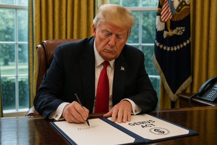 trump genius act stablecoin