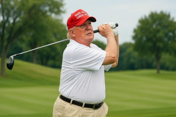 trump nexo golf