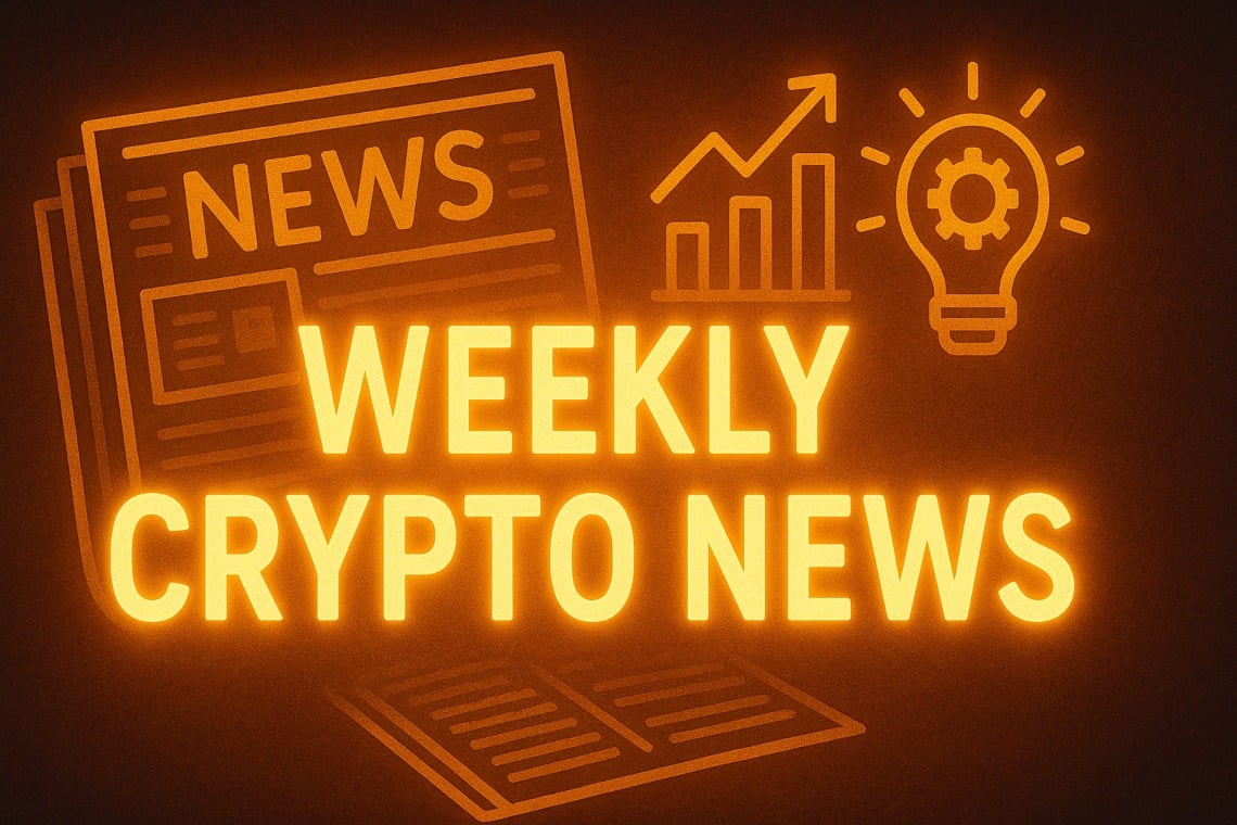 Le 10 notizie più importanti della settimana scorsa nel settore crypto (30 giugno – 6 luglio 2025)