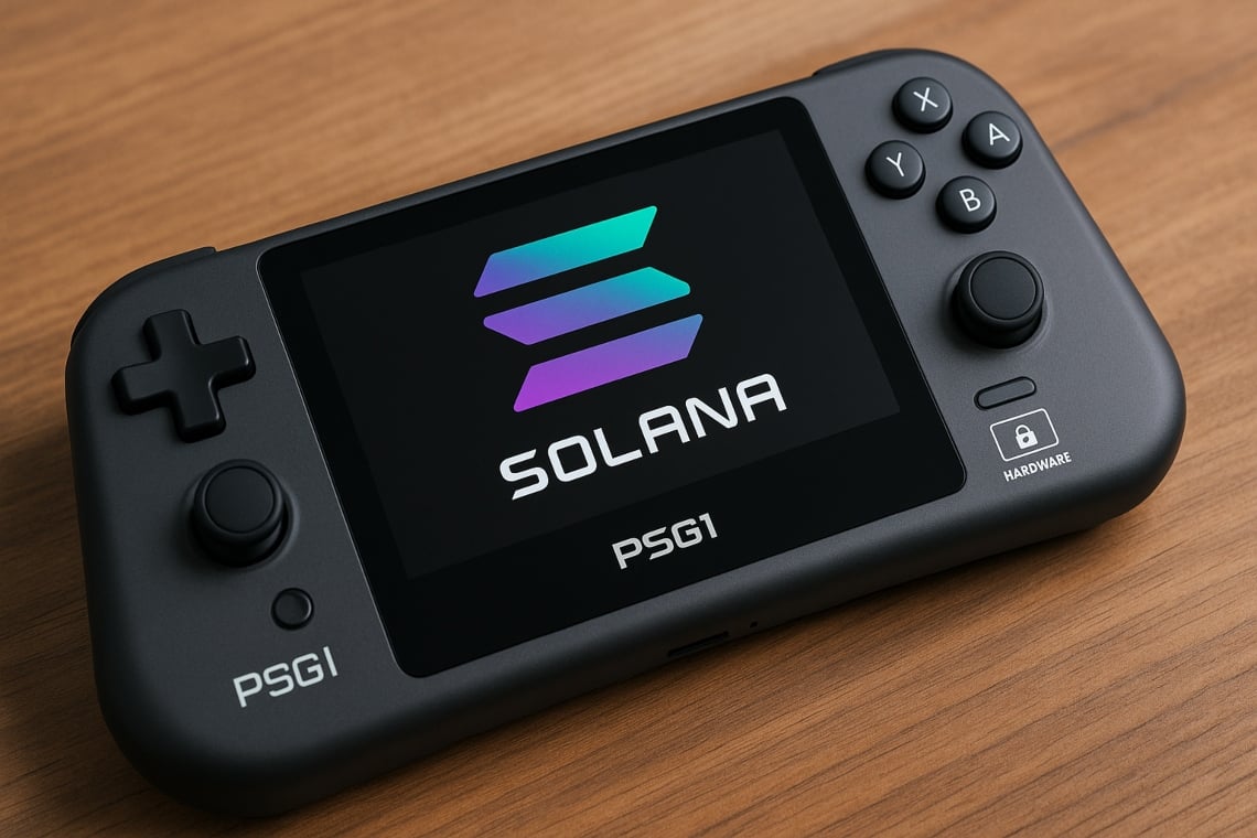PSG1 Solana, console tascabile Web3 con wallet hardware: spedizioni il 6 ottobre 2025