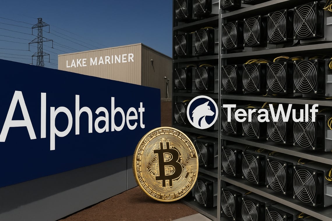 Alphabet spinge sul mining: backstop a 3,2 miliardi e warrant fino al 14% in TeraWulf