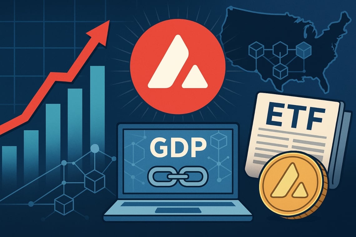 Avalanche corre: +66% di transazioni in una settimana, mentre gli USA integrano il PIL su blockchain e l’ETF AVAX entra nel radar