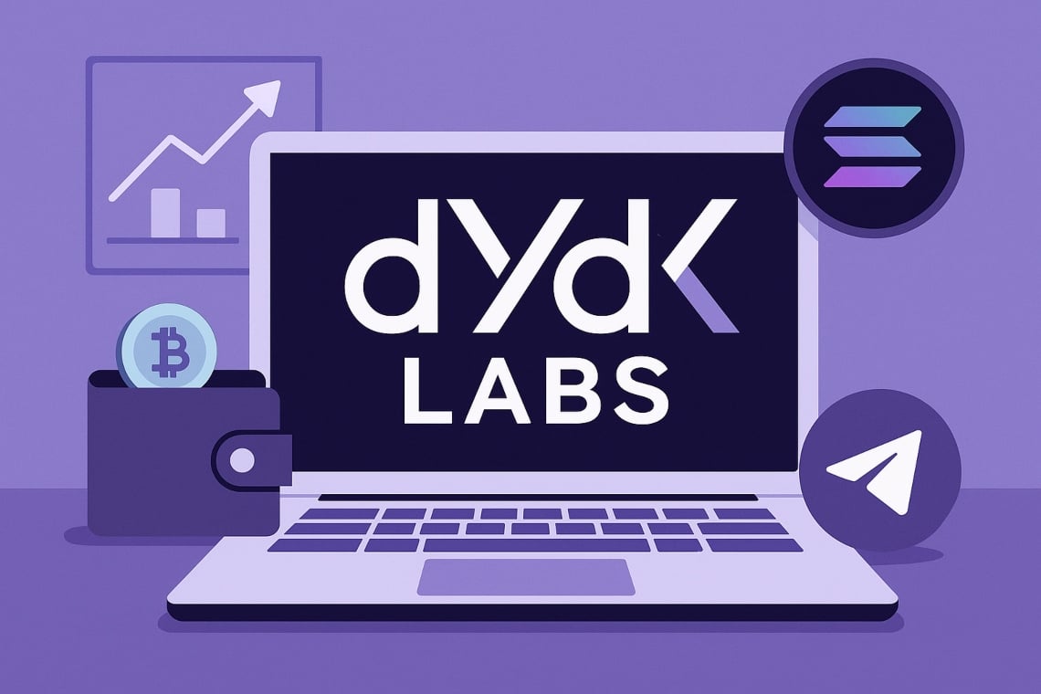 dYdX cambia pelle: rebranding, spot su Solana e depositi gratuiti — parte la nuova fase del DEX