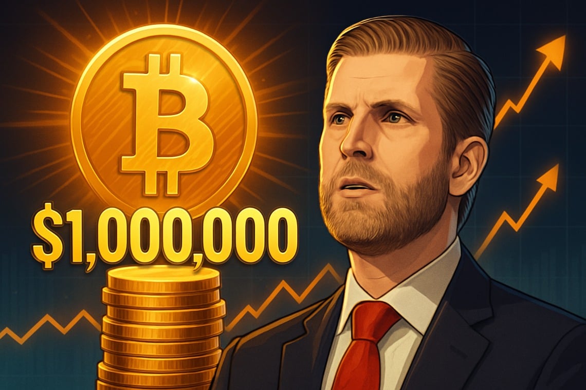 Bitcoin verso $1 milione? Le previsioni di Eric Trump scuotono i mercati
