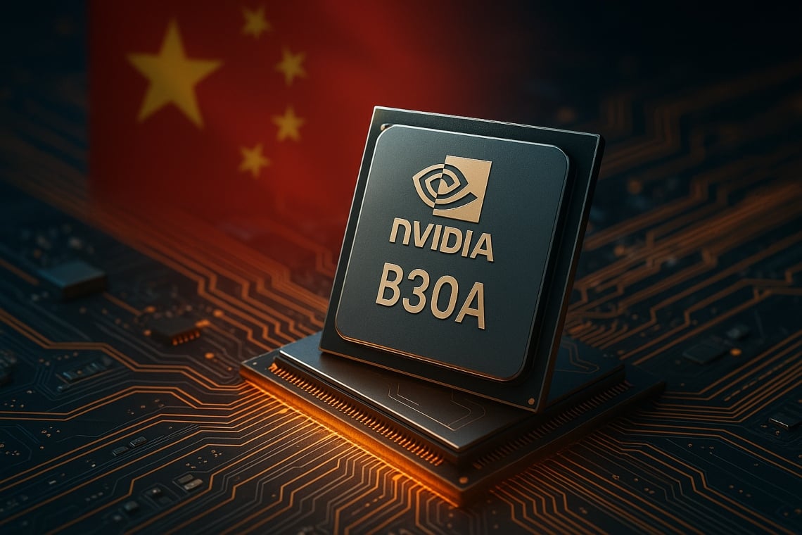 Nvidia prepara un nuovo chip AI per la Cina: il B30A supera l’H20