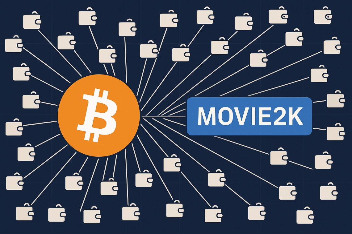 Arkham mappa 45.060 BTC legati a Movie2K: fondi inattivi dal 2019 su oltre 100 indirizzi
