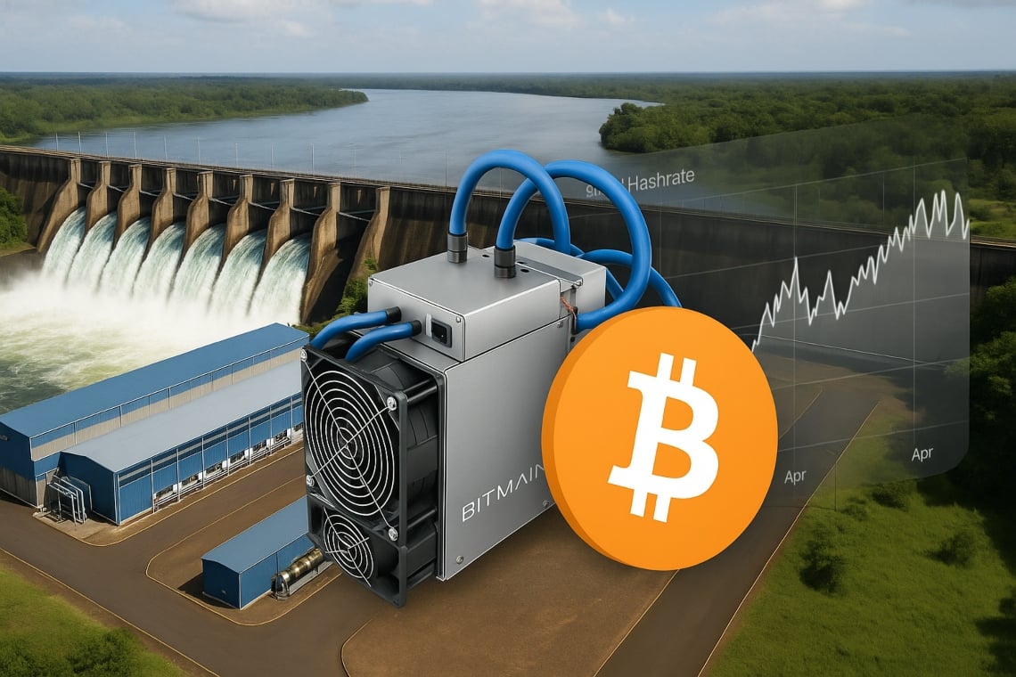 Hive Digital porta Yguazú a 18 EH/s: 200 MW idroelettrici e 1% dell’hashrate globale