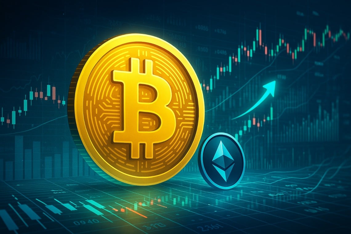 Bitcoin balza a $117.000 mentre i mercati prezzano tagli Fed