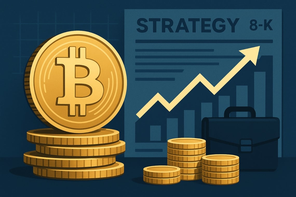 Strategy fa il pieno di Bitcoin: 525 BTC in una settimana, acquisti finanziati con preferred perpetual
