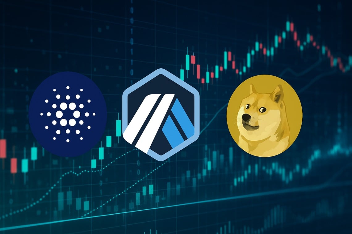Cosa stanno facendo Cardano, Arbitrum e Dogecoin?