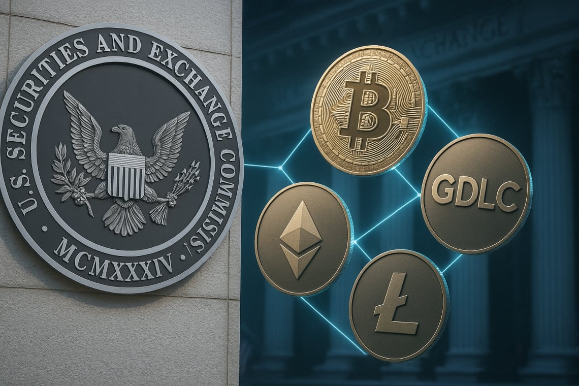 SEC approva GDLC: debutta il primo ETP multi-crypto USA