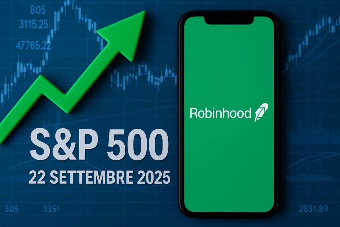 Previsione: HOOD dovrebbe entrare nello S&P 500 il 22 settembre 2025 – Rally a doppia cifra, chi esce e cosa potrebbe cambiare