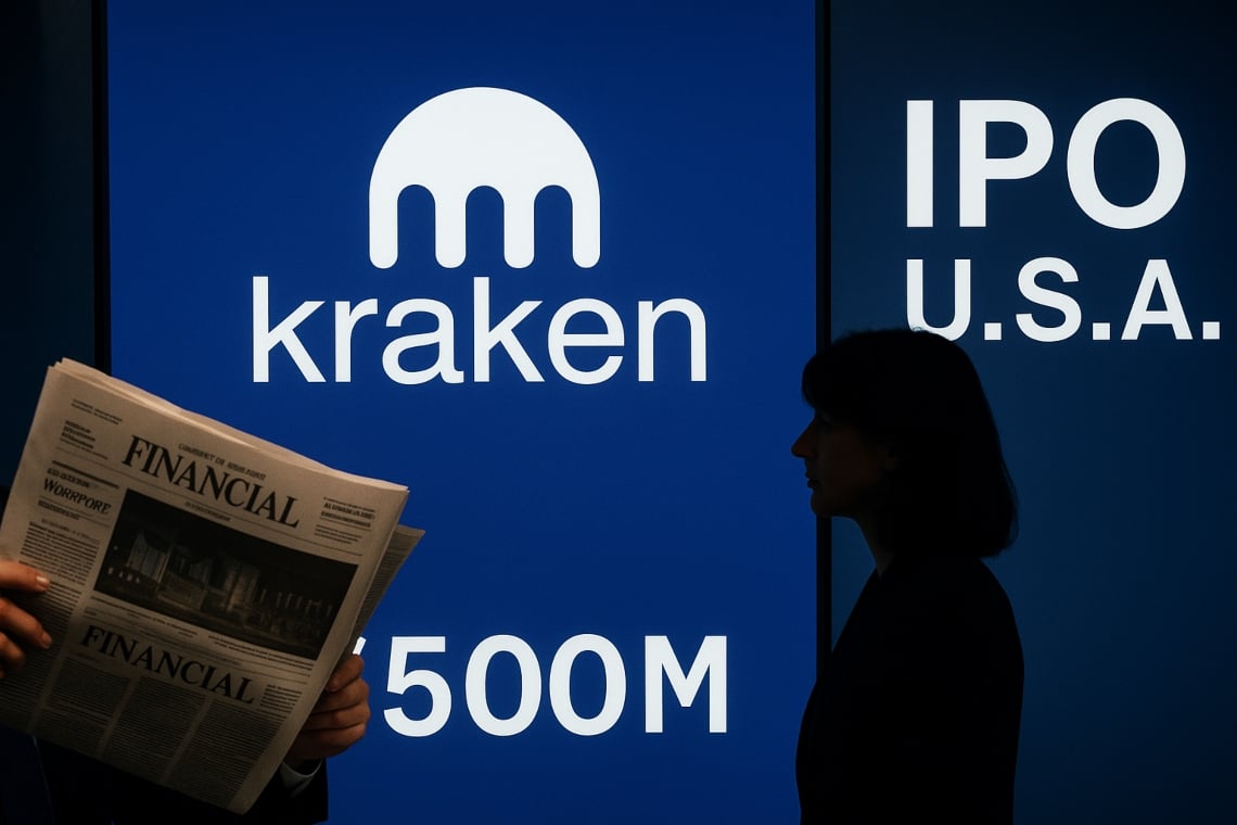 Kraken, report: round da $500M a valutazione di circa $15B — IPO USA più vicina
