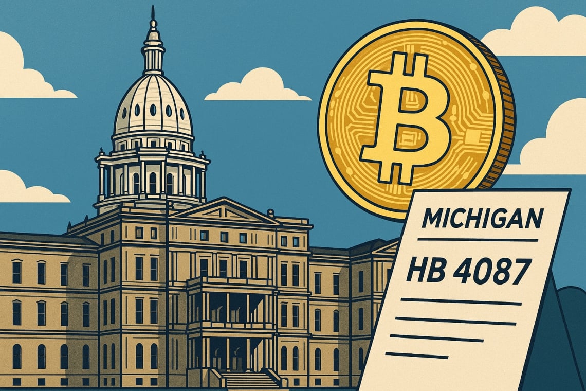 Michigan verso riserve in Bitcoin: HB 4087 in fase di discussione, fino al 10% dei fondi