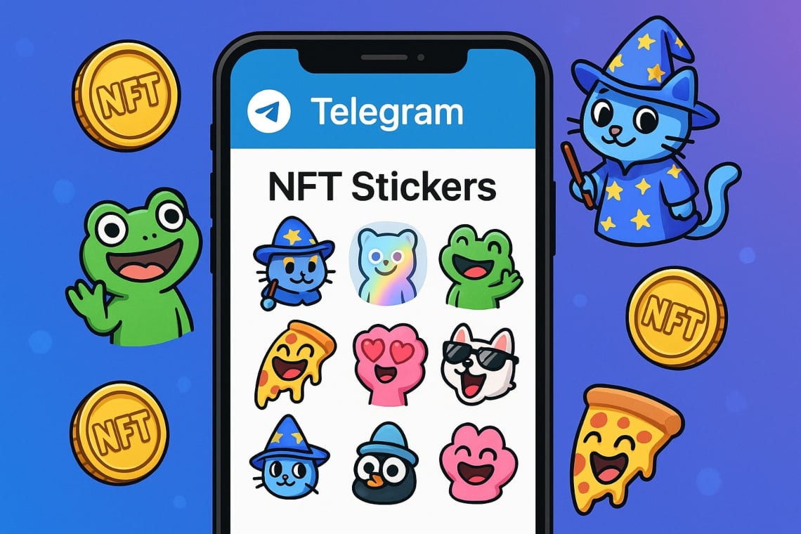 Telegram Lancia Gli NFT Stickers su TON Blockchain: Una Nuova Era per la Cultura Digitale