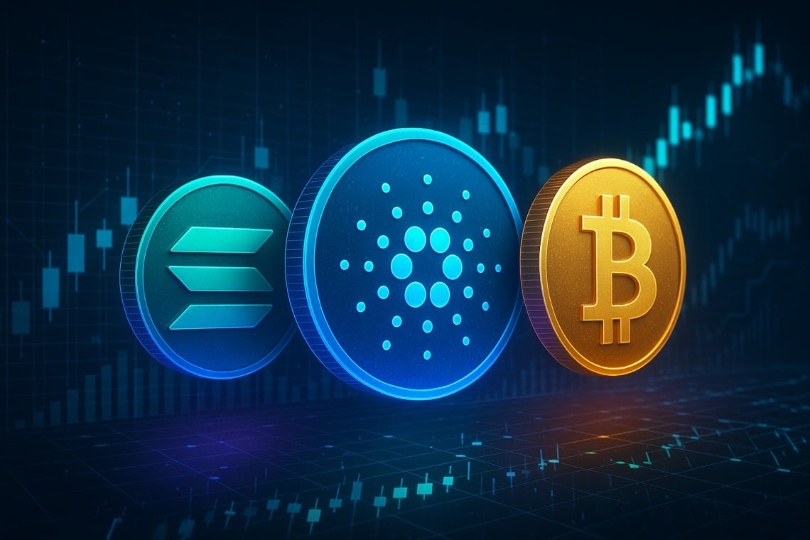 Aujourd'hui Solana et Cardano mieux que le bitcoin - La Crypto Monnaie