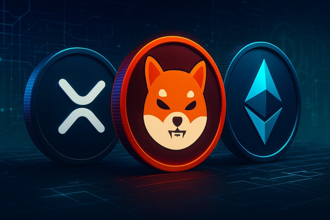 Oggi XRP e Shiba Inu meglio di Ethereum