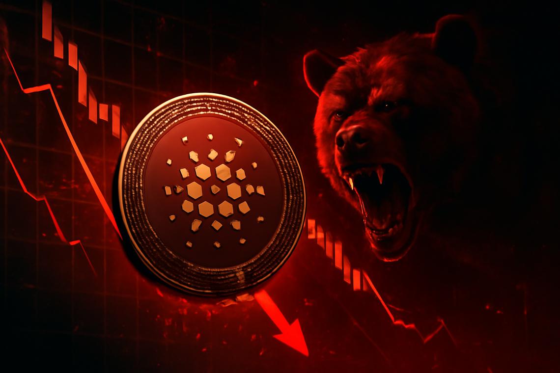 ADA analysis bears below EMAs ADA analysis bears below EMAs