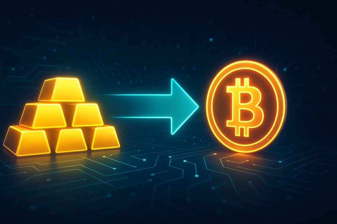 Bitcoin Gold Ratio Shifts as Gold Retreats in Oct 2025 Bitcoin Gold Ratio Shifts as Gold Retreats in Oct 2025