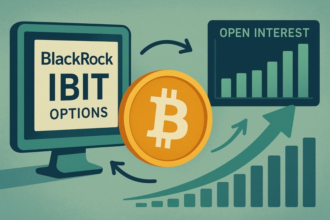 Le opzioni BlackRock IBIT rimodellano l’open interest delle opzioni Bitcoin