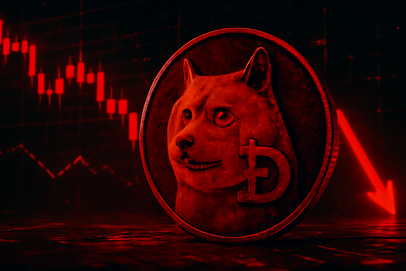DOGE si stabilizza vicino al supporto mentre la volatilità si comprime
