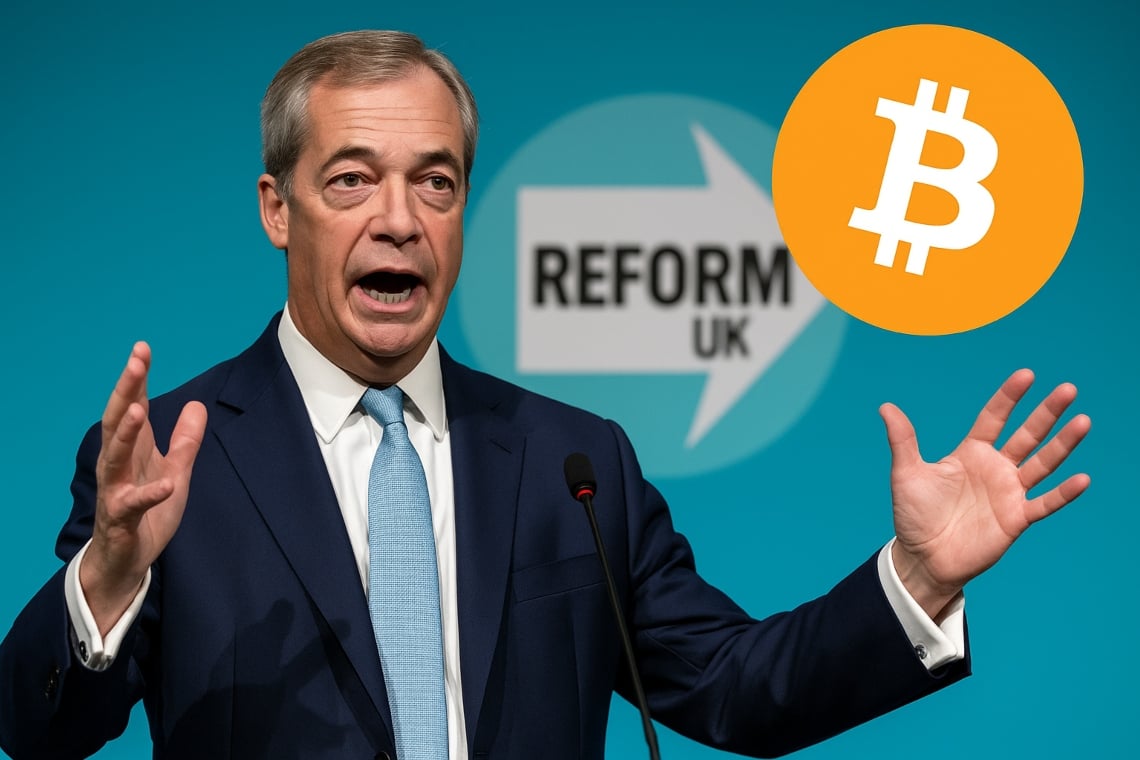 Farage e la Rivoluzione Cripto: Le Promesse di Reform UK per il Futuro Finanziario Britannico