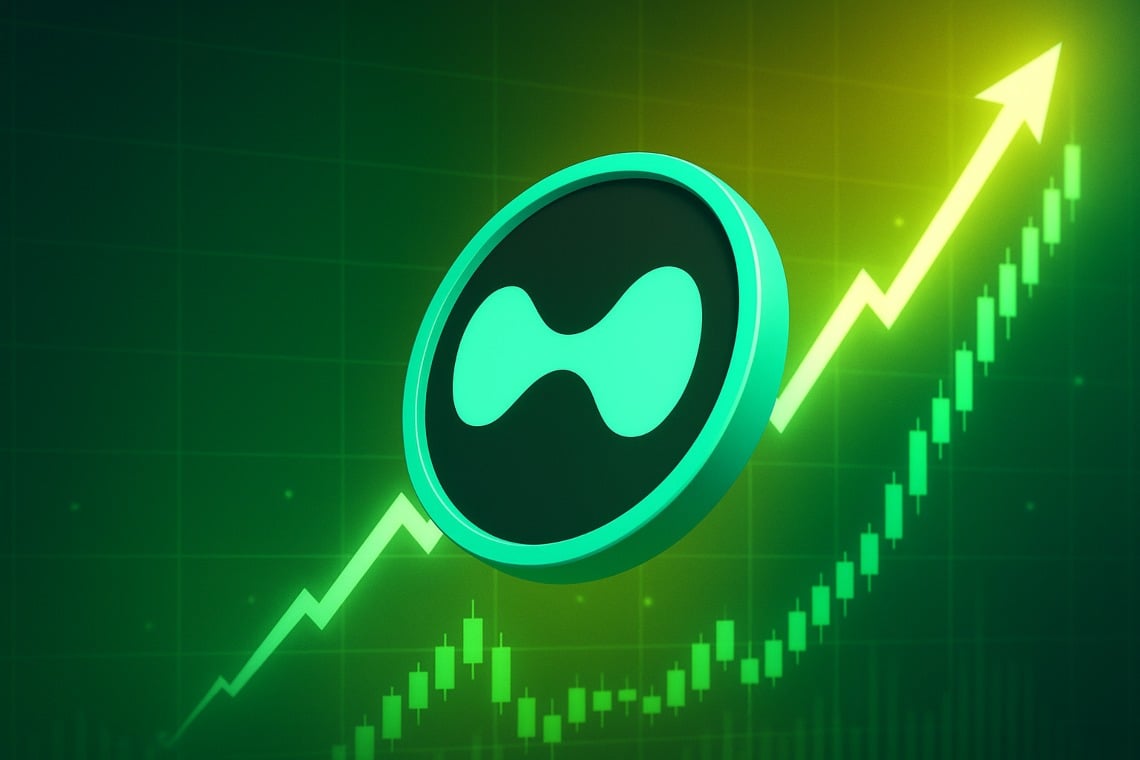 the HYPE token reacts with a +8%