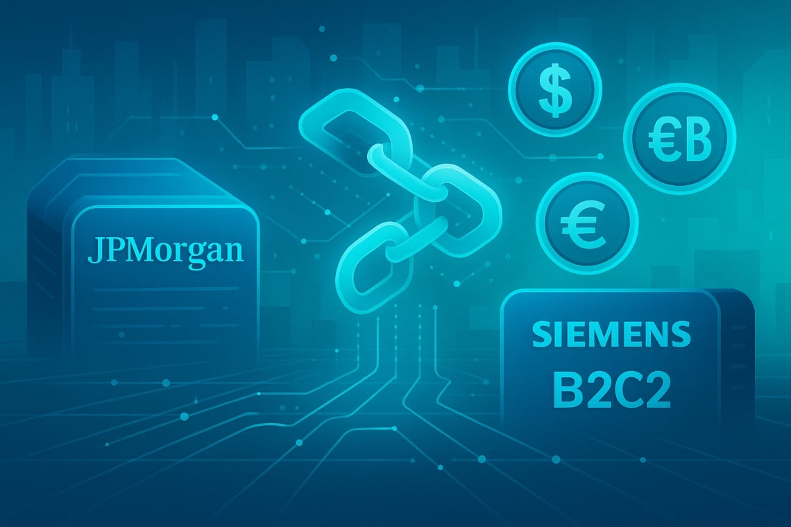JPMorgan forex blockchain: Siemens, B2C2 enable 24/7