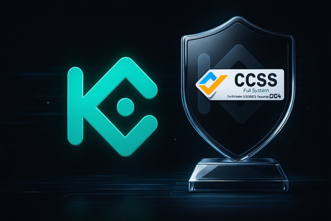 KuCoin alza gli standard di sicurezza: primo top tier exchange ad ottenere la certificazione CCSS