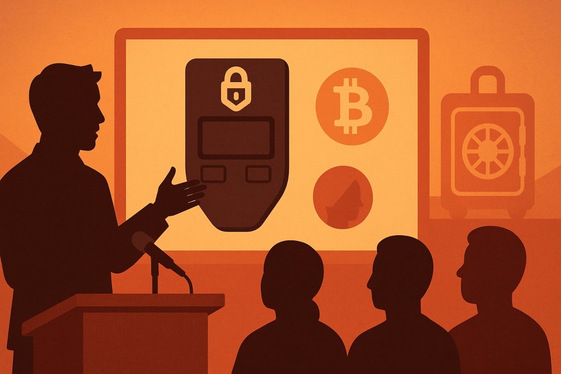 Trezor safe 7: a Praga, per ridefinire l’autocustodia crypto