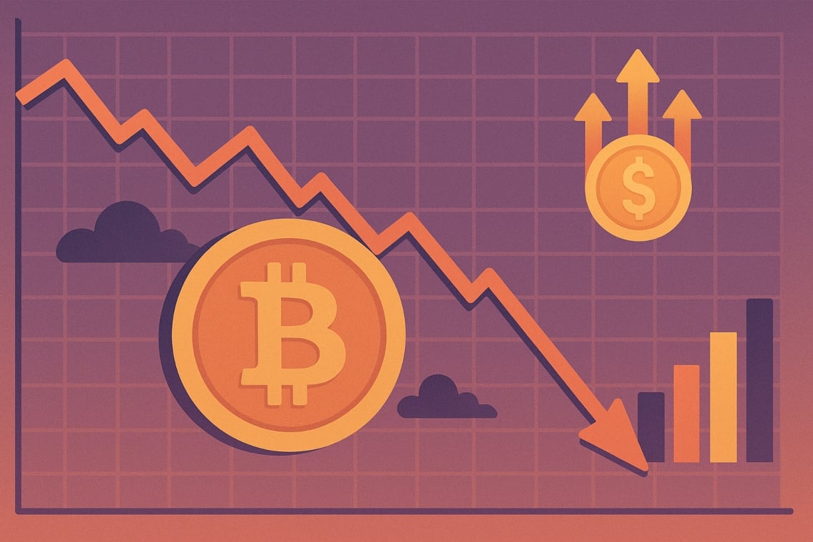 Bitcoin: il valore scende sotto i 110.000 USD