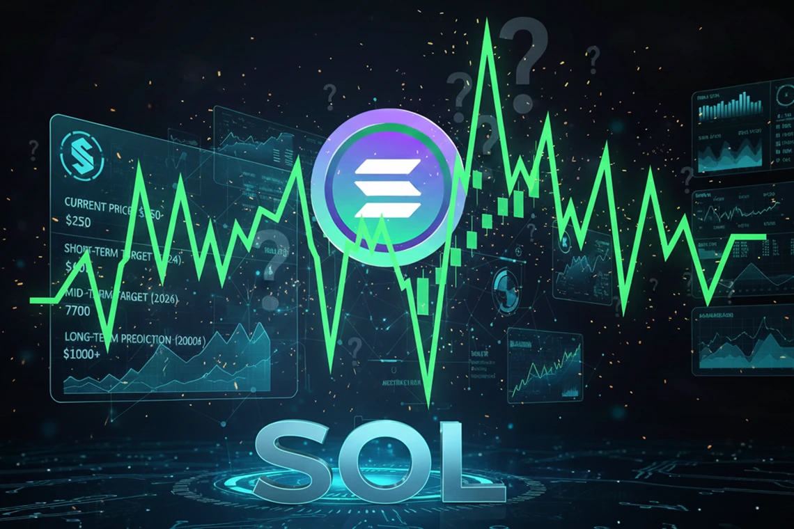 Previsioni prezzo Solana 2026: tra ottimismo e volatilità